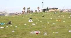  تكدس النفايات في متنزه العجمي .. مشهد مخزي فلماذا يتكرر؟ 